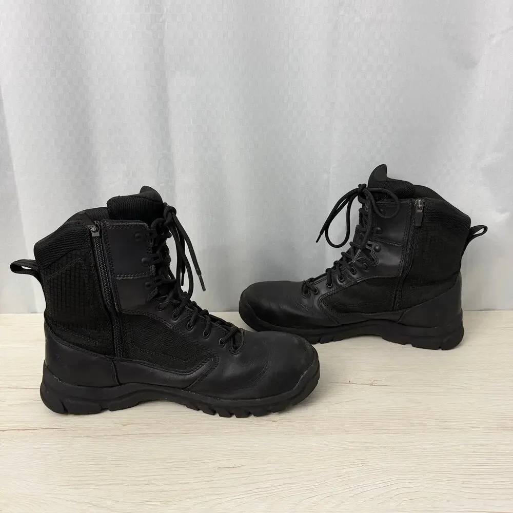 Danner Lookout Side Zip 8in Boots Mens Size 10 Black Tactical Work Police